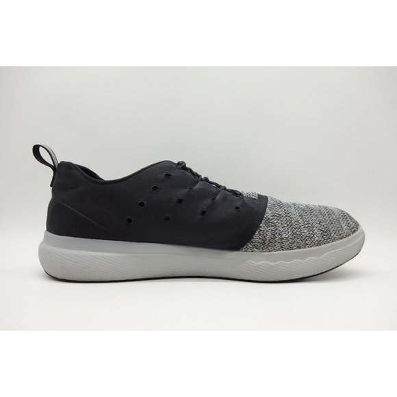 Under Armour Gray Knit Black Lace Up Athletic Sneakers Shoes Men\'s 13 main image 4